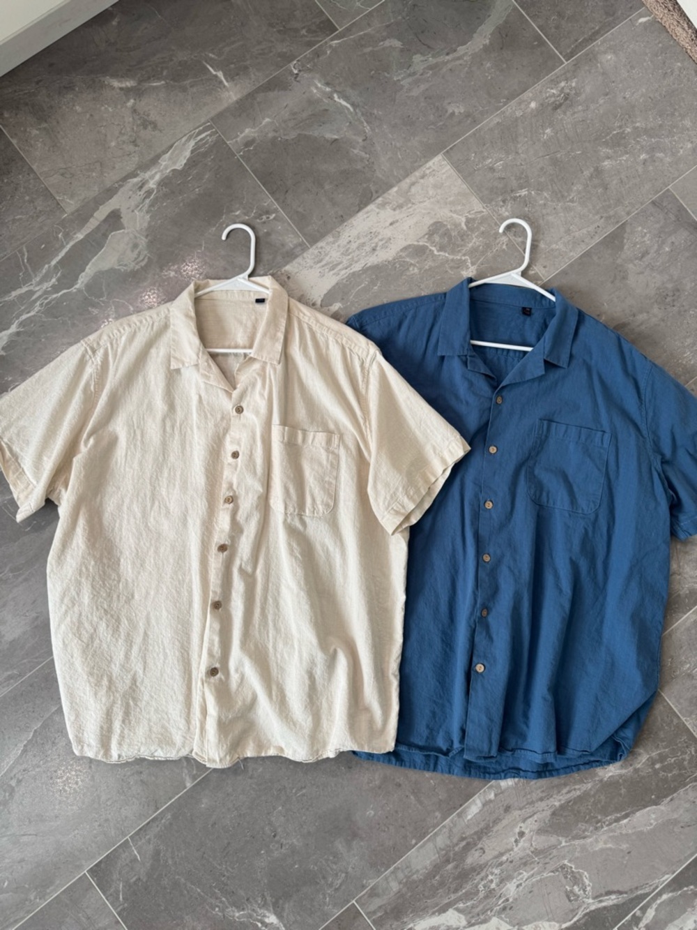 Men’s Short Sleeve Button Down Linen Tops